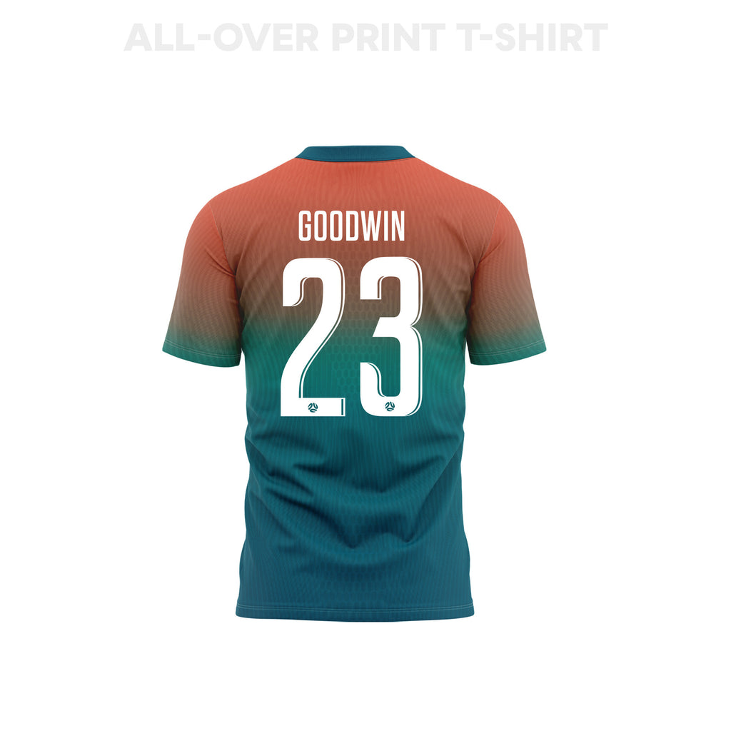 Craig Goodwin 23 Australia 2026 Away 3D T-Shirt Fully Printed – Unisex, Teal