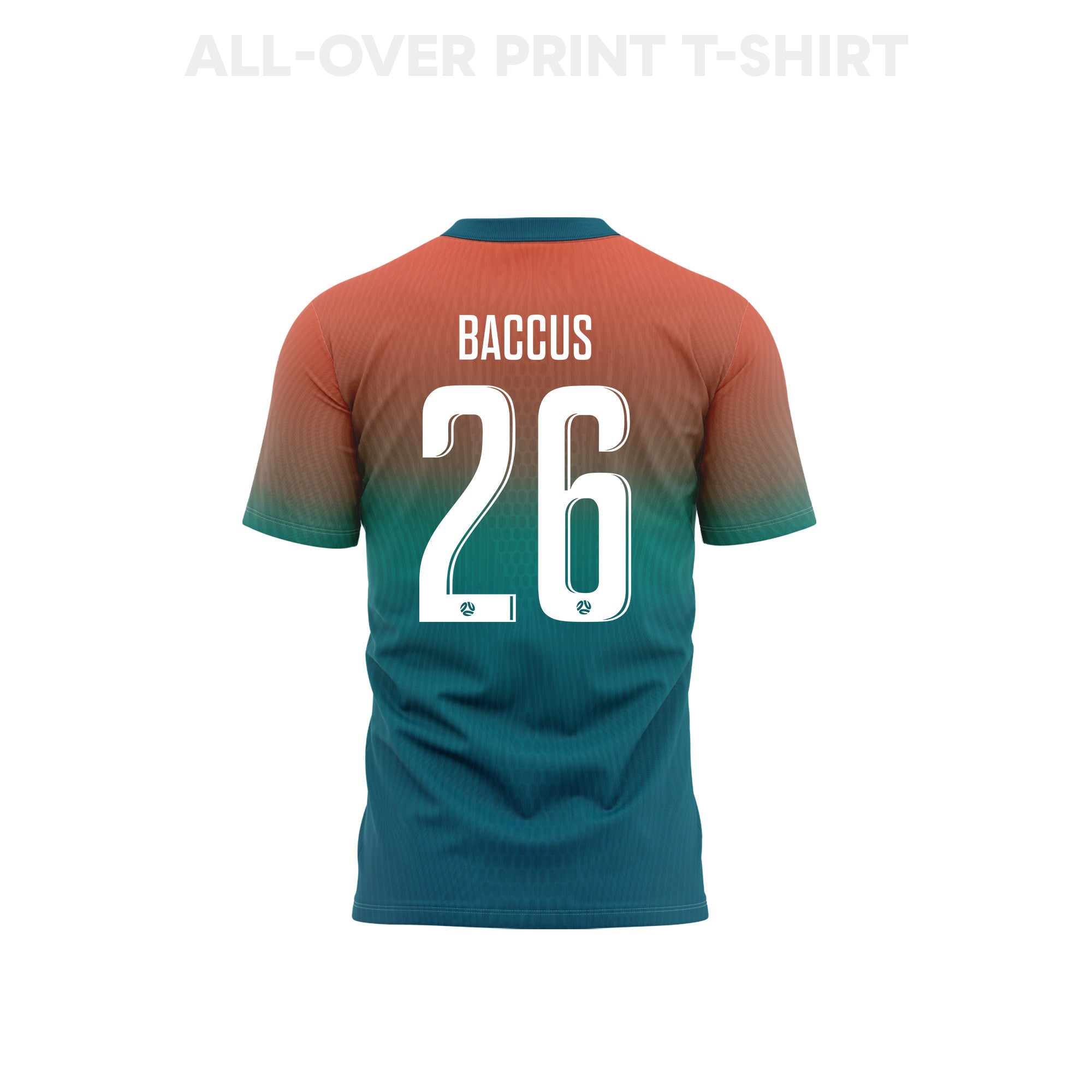 Keanu Baccus 26 Youth Australia 2026 Away 3D T-shirt Fully Printed – Teal