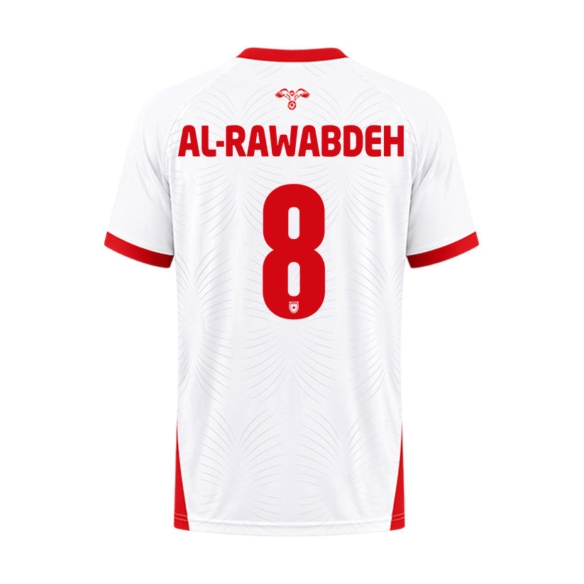 Noor Al-Rawabdeh 8 Jordan 2026 Home Jersey - White, Men