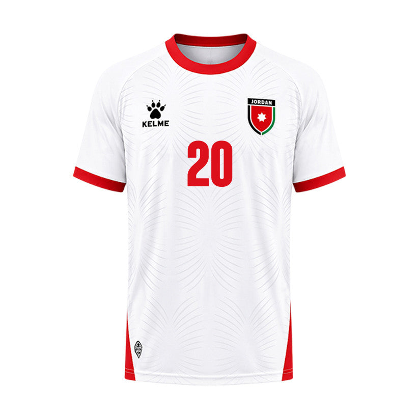 Mohannad Abu Taha 20 Jordan 2026 Home Jersey - White, Men