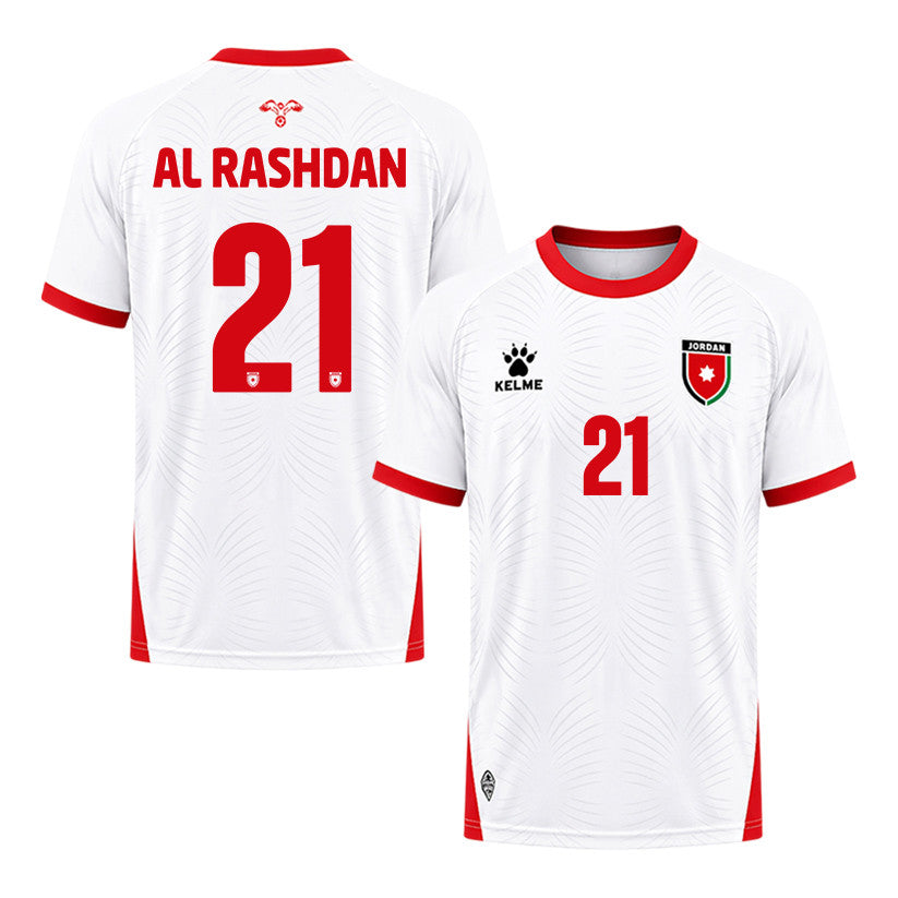 Nizar Al Rashdan 21 Jordan 2026 Home Jersey - White, Men