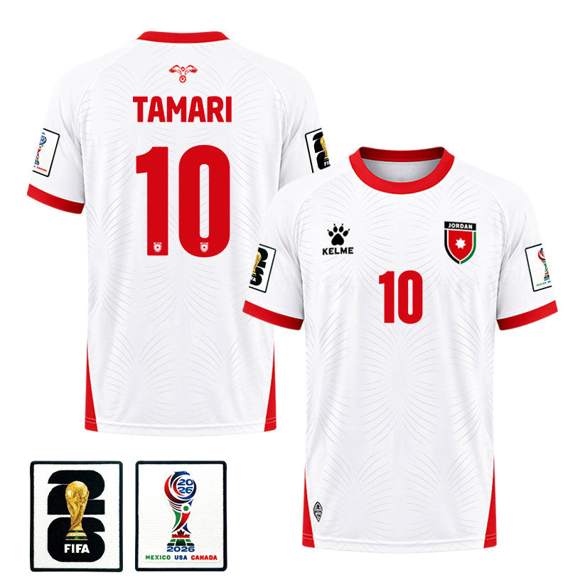 Mousa Tamari 10 Jordan 2026 Home Jersey - White, Men