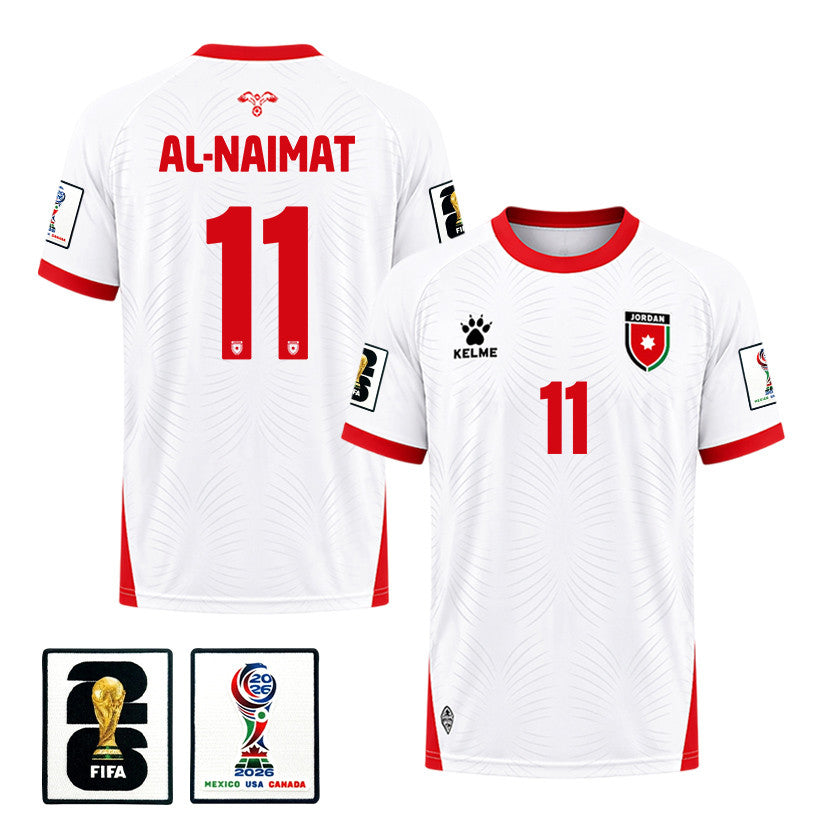 Yazan Al-Naimat 11 Jordan 2026 Home Jersey - White, Men