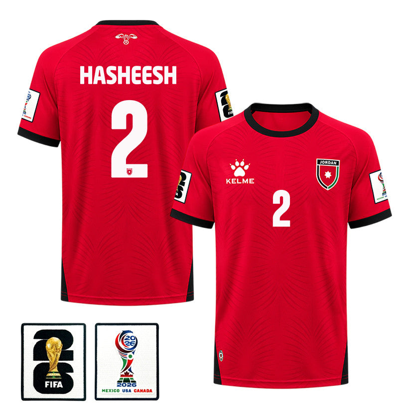 Mohammad Hasheesh 2 Jordan 2026 Away Jersey - Red, Men