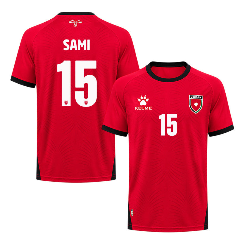 Ibrahim Sami 15 Jordan 2026 Away Jersey - Red, Men