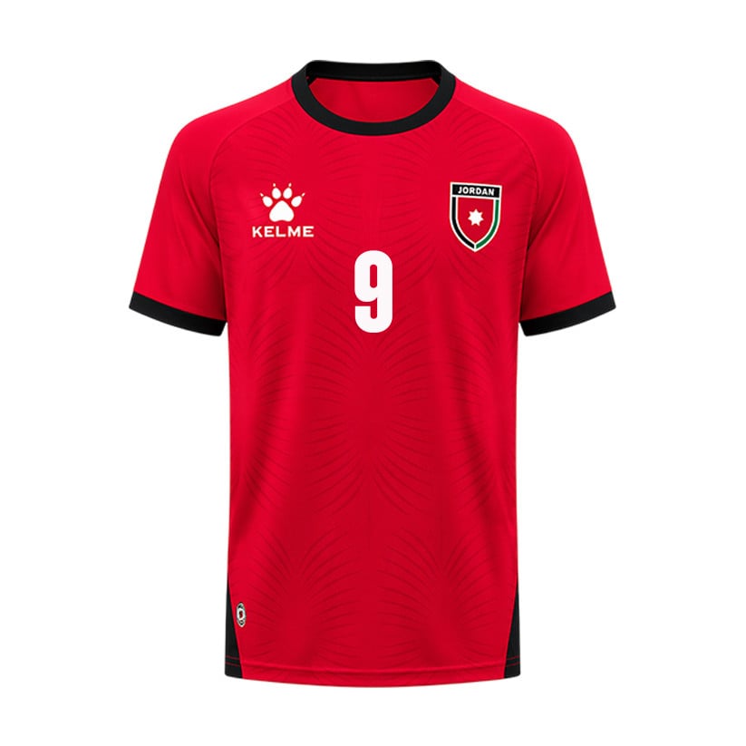 Ali Iyad Olwan 9 Jordan 2026 Away Jersey - Red, Men