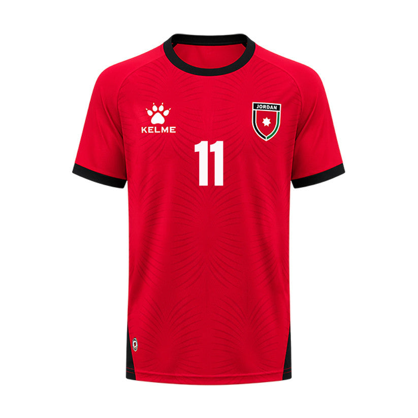 Yazan Al-Naimat 11 Jordan 2026 Away Jersey - Red, Men