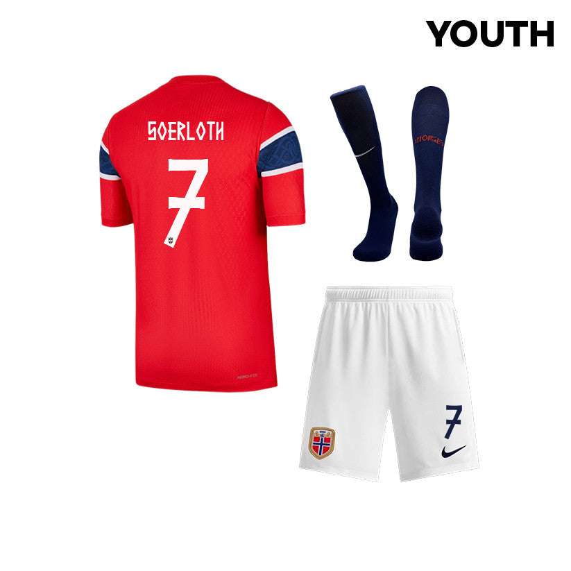 Alexander Soerloth 7 Norway 2026 YOUTH Home Kit Set – Red