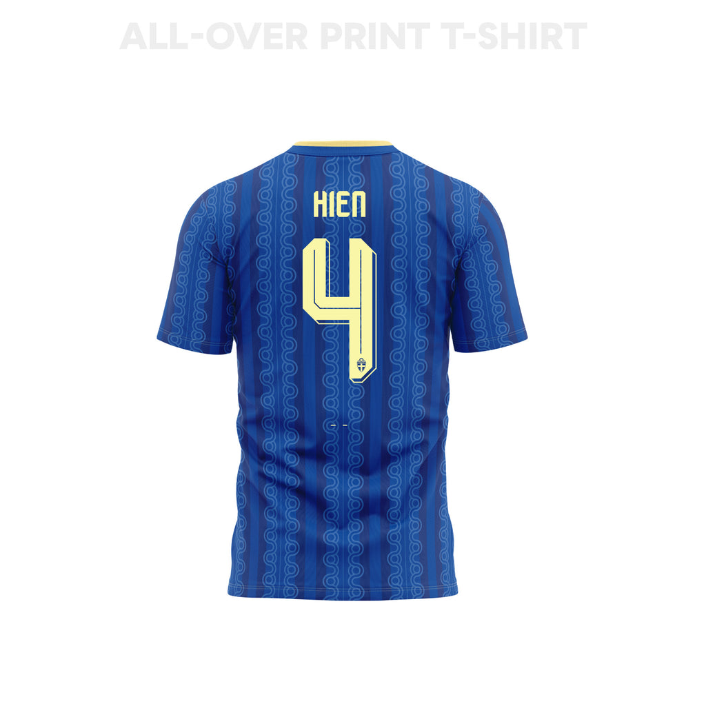 Isak Hien 4 Youth Sweden 2026 Away 3D T-shirt Fully Printed – Blue