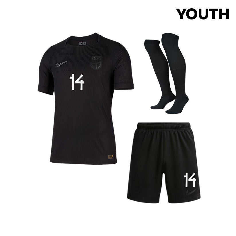 Julian Ryerson 14 Norway 2026 YOUTH Away Kit Set – Black