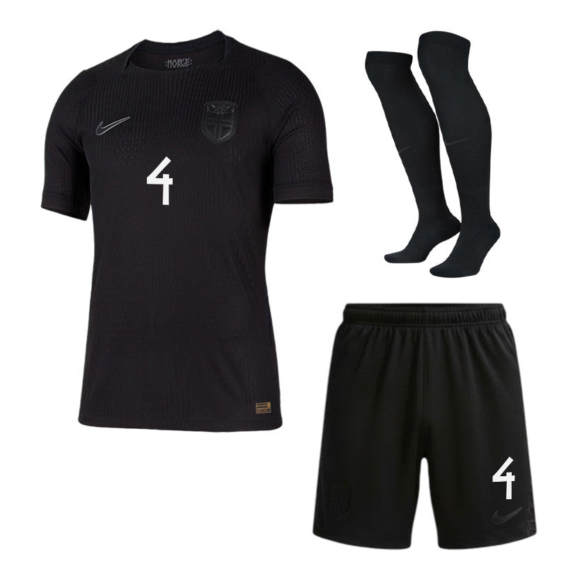 Leo Oestigard 4 Norway 2026 Away Men Kit Set – Black