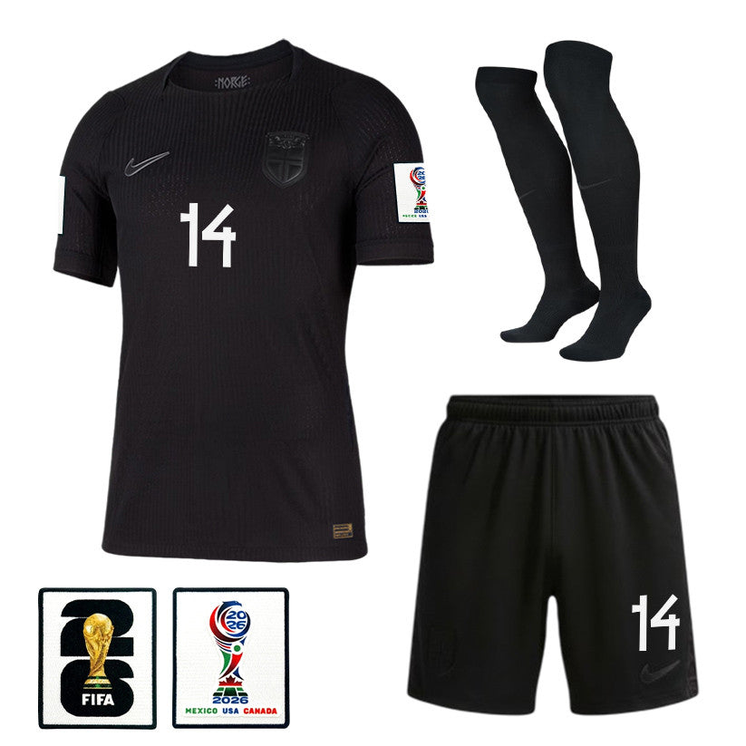 Julian Ryerson 14 Norway 2026 Away Men Kit Set – Black