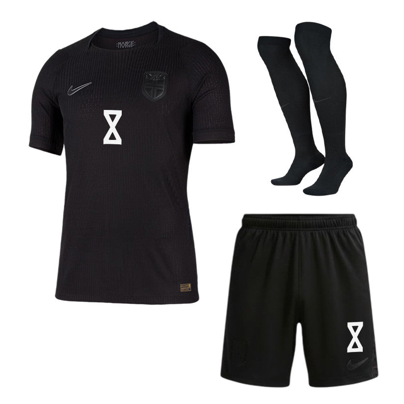 Sander Berge 8 Norway 2026 Away Men Kit Set – Black