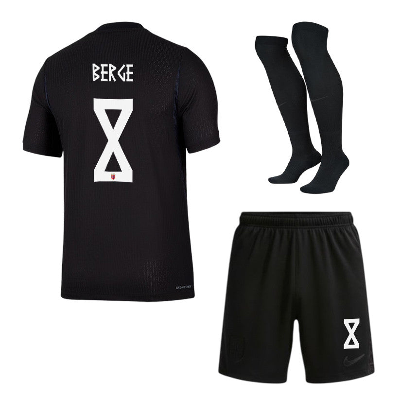 Sander Berge 8 Norway 2026 Away Men Kit Set – Black