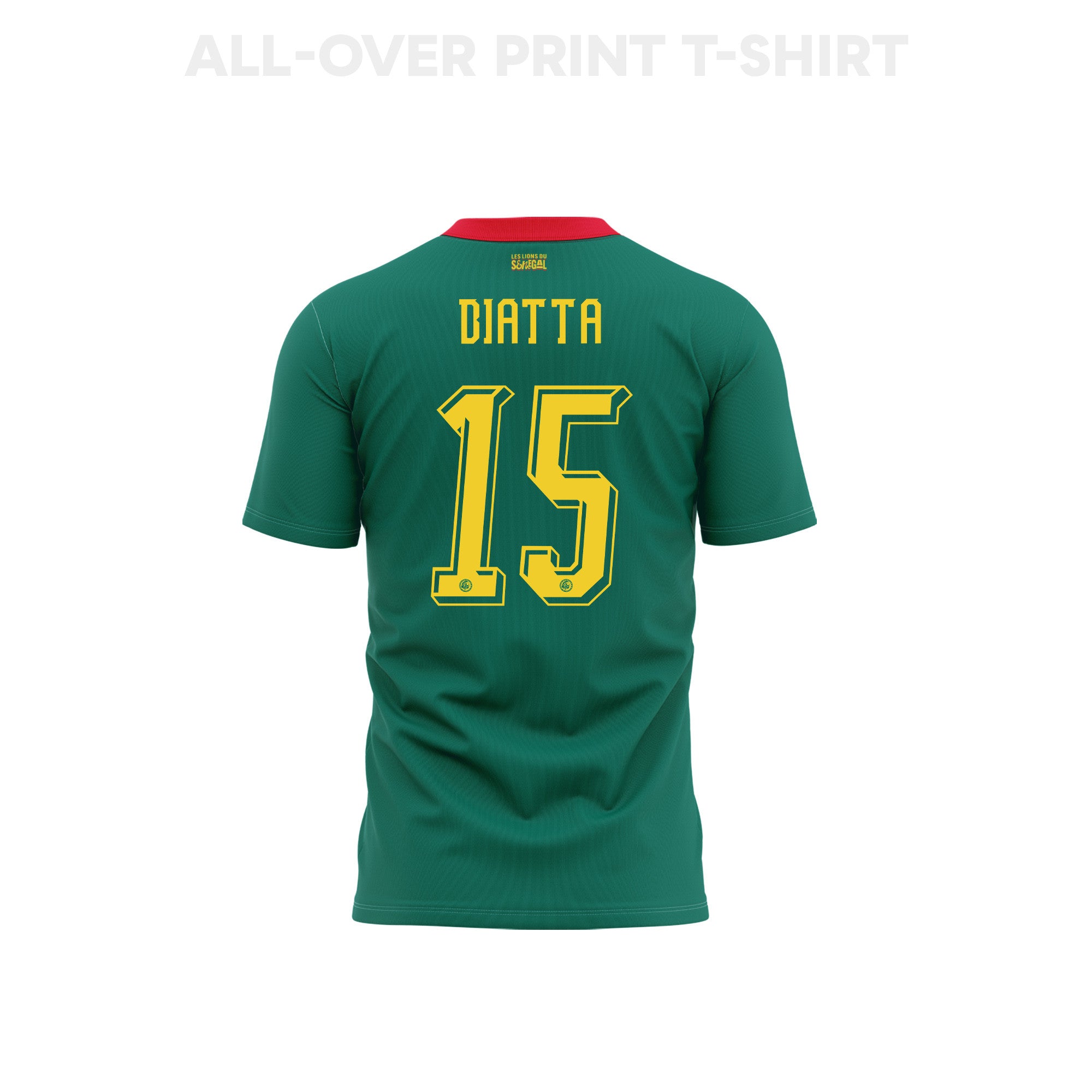 Krépin Diatta 15 Youth Senegal 2026 Away 3D T-shirt Fully Printed – Green