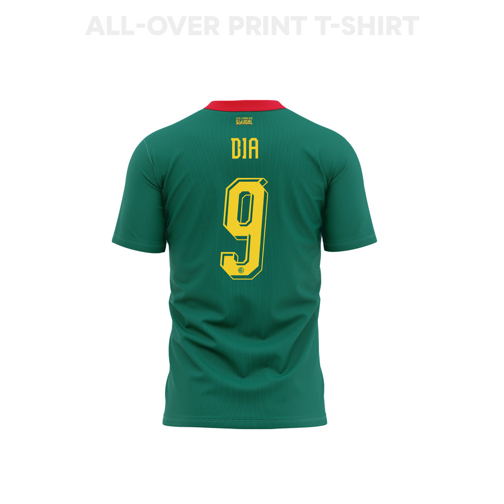 Boulaye Dia 9 Youth Senegal 2026 Away 3D T-shirt Fully Printed – Green