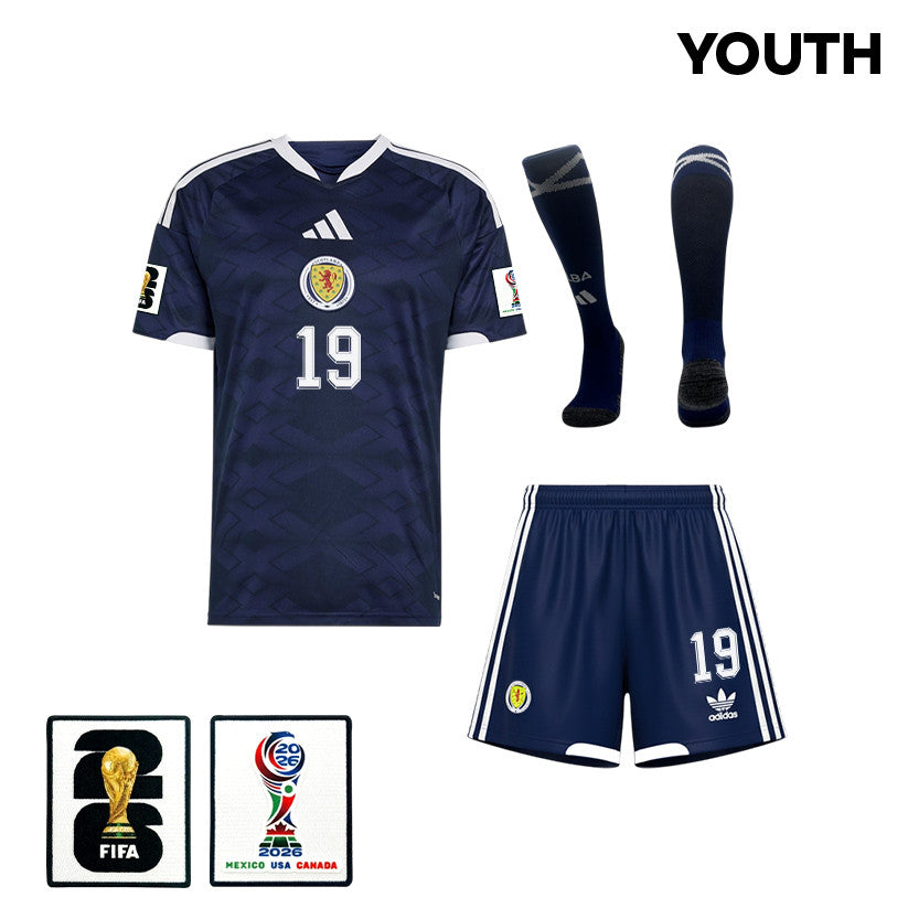 Lewis Ferguson 19 Scotland 2026 YOUTH Home Kit Set – Navy