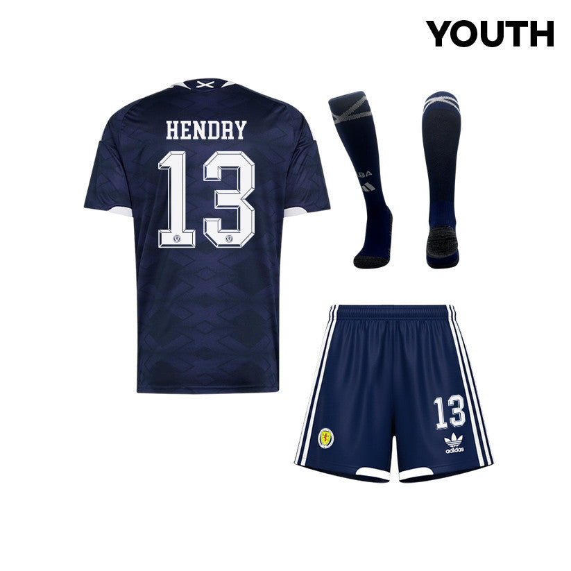 Jack Hendry 13 Scotland 2026 YOUTH Home Kit Set – Navy