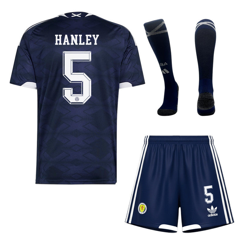 Grant Hanley 5 Scotland 2026 Home Men Kit Set – Navy