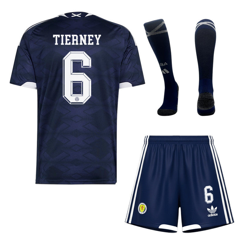 Kieran Tierney 6 Scotland 2026 Home Men Kit Set – Navy