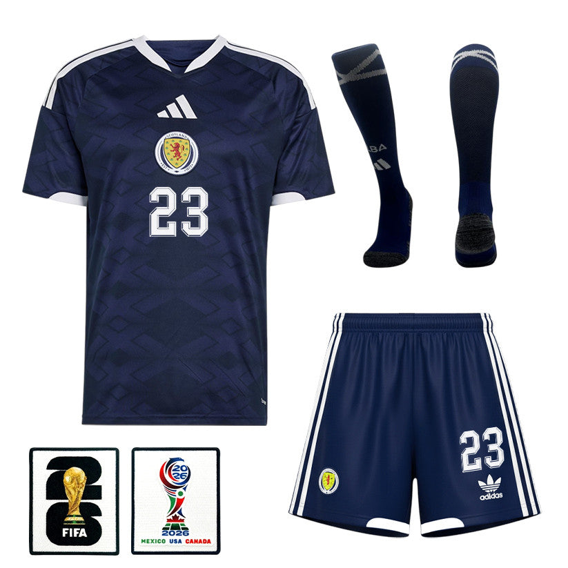 Kenny McLean 23 Scotland 2026 Home Men Kit Set – Navy