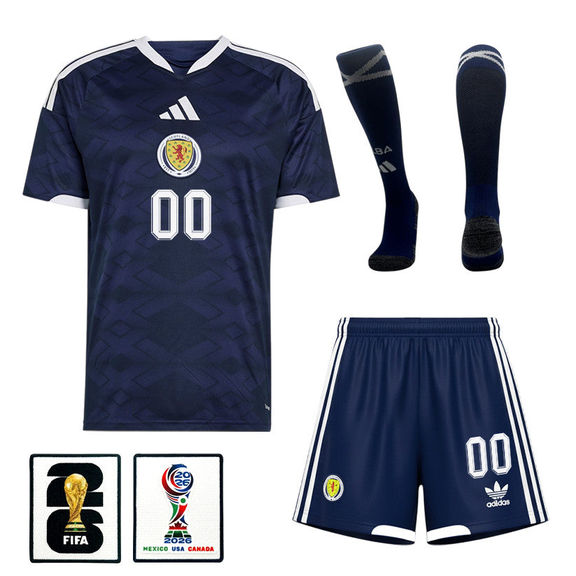 Scotland 2026 Home Men Kit Set - Personalized - Navy