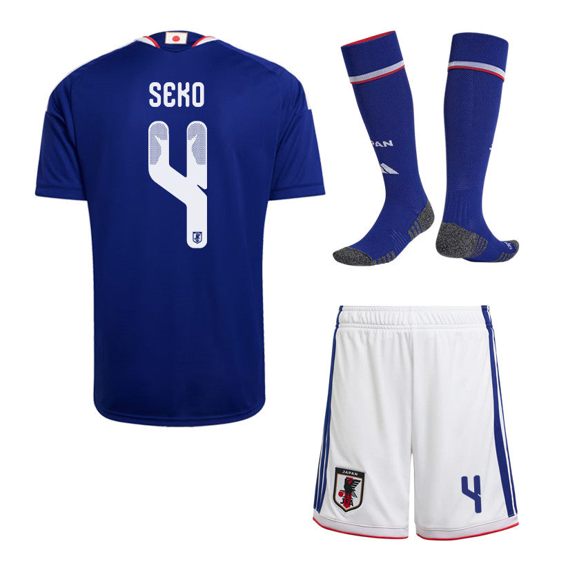 Ayumu Seko 4 Japan 2026 Home Men Kit Set – Blue/White