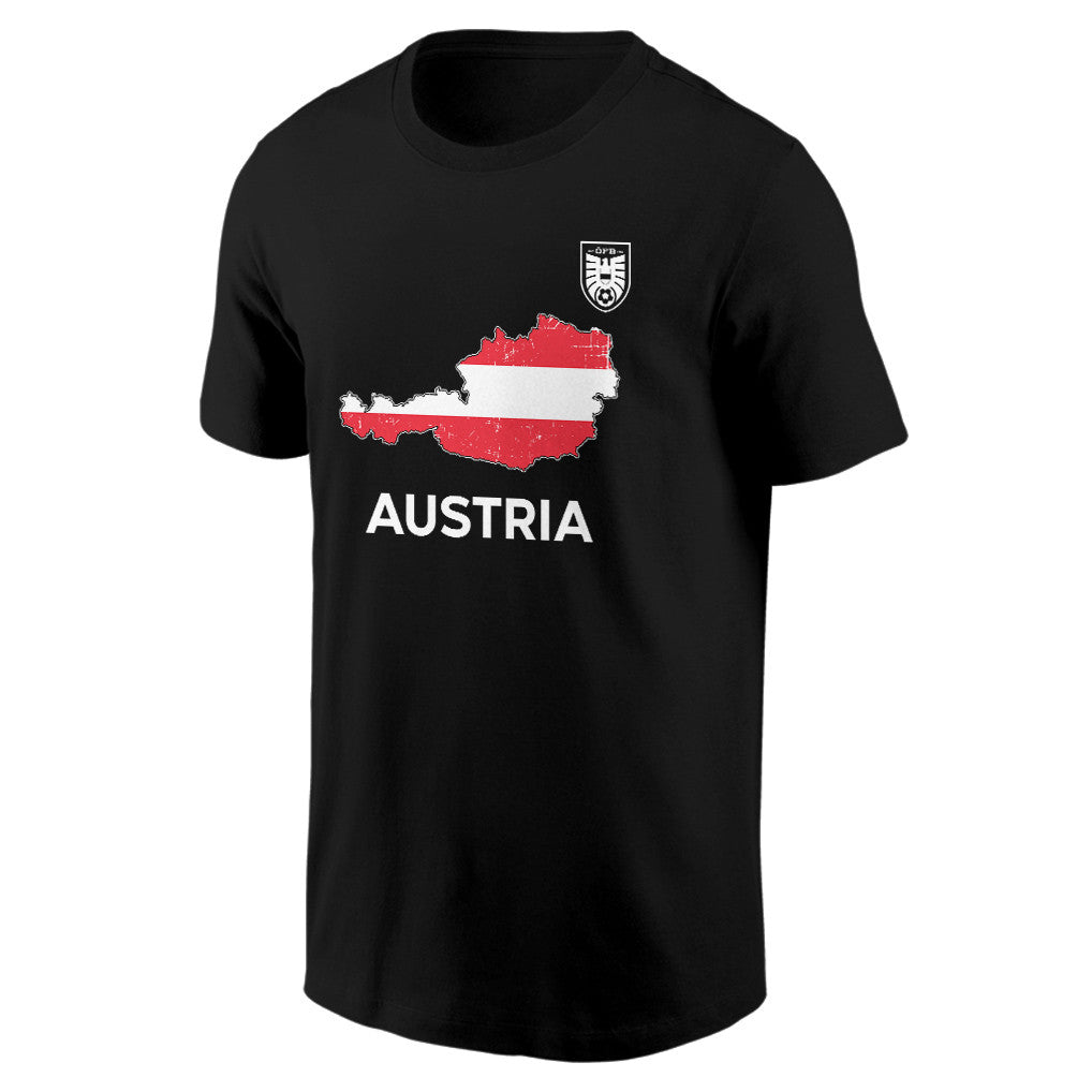 Austria Soccer Pride World Cup 2026 T-shirt - Distressed Map Graphic
