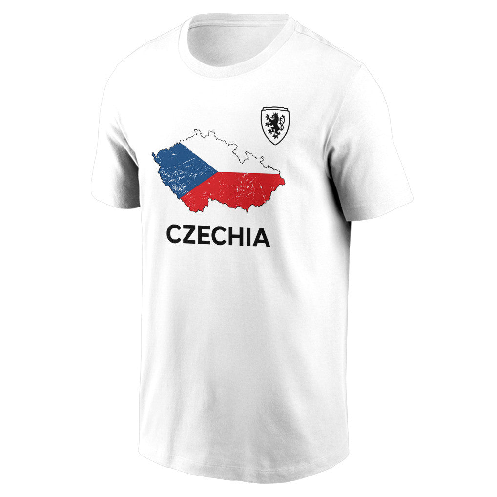 Czechia Soccer Pride World Cup 2026 T-shirt - Distressed Map Graphic