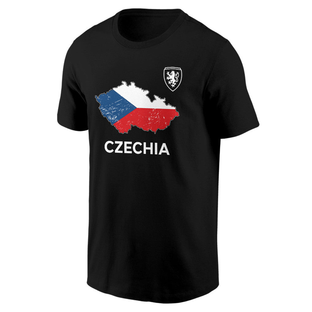 Czechia Soccer Pride World Cup 2026 T-shirt - Distressed Map Graphic