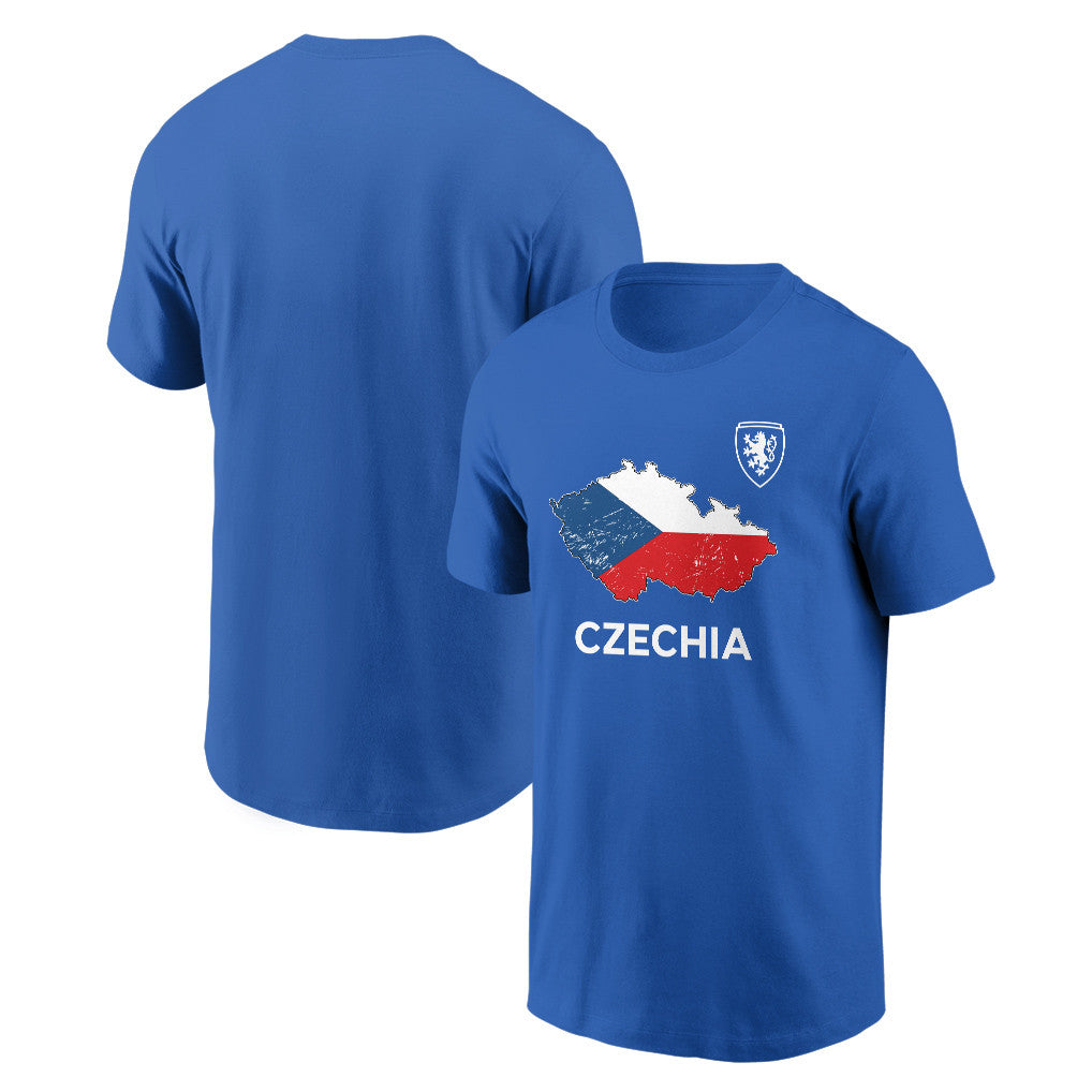 Czechia Soccer Pride World Cup 2026 T-shirt - Distressed Map Graphic