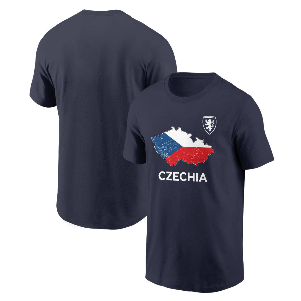 Czechia Soccer Pride World Cup 2026 T-shirt - Distressed Map Graphic
