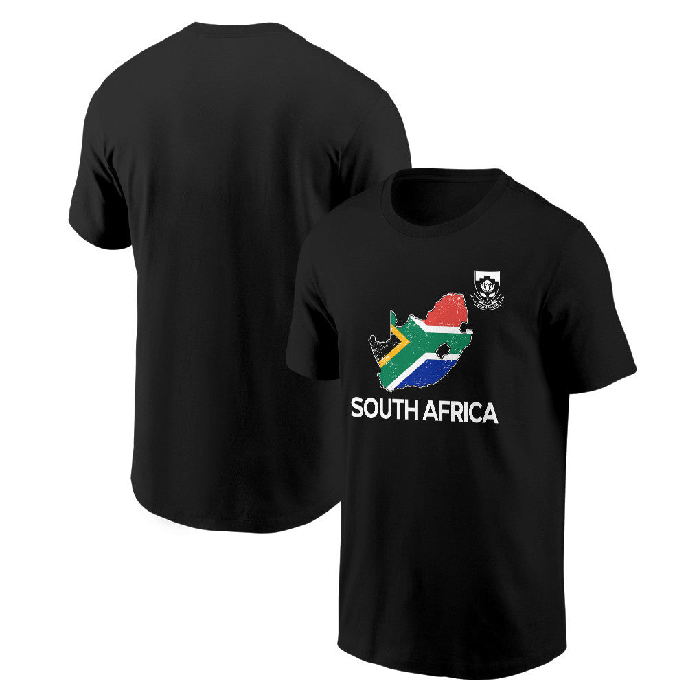 South Africa Soccer Pride World Cup 2026 T-shirt - Distressed Map Graphic