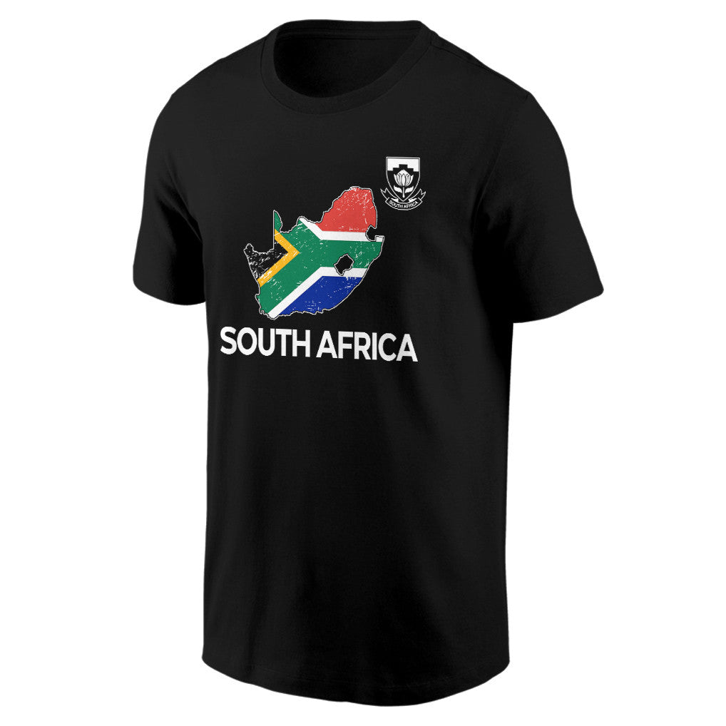 South Africa Soccer Pride World Cup 2026 T-shirt - Distressed Map Graphic