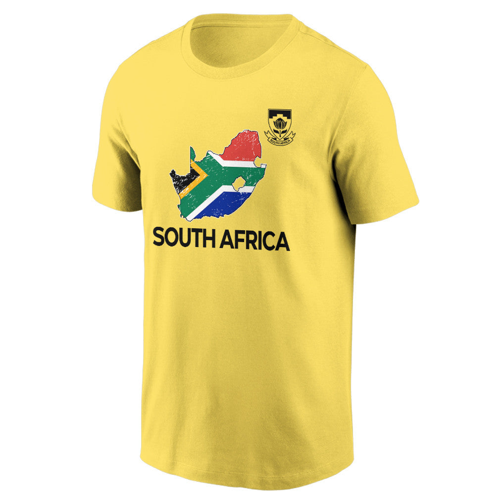 South Africa Soccer Pride World Cup 2026 T-shirt - Distressed Map Graphic