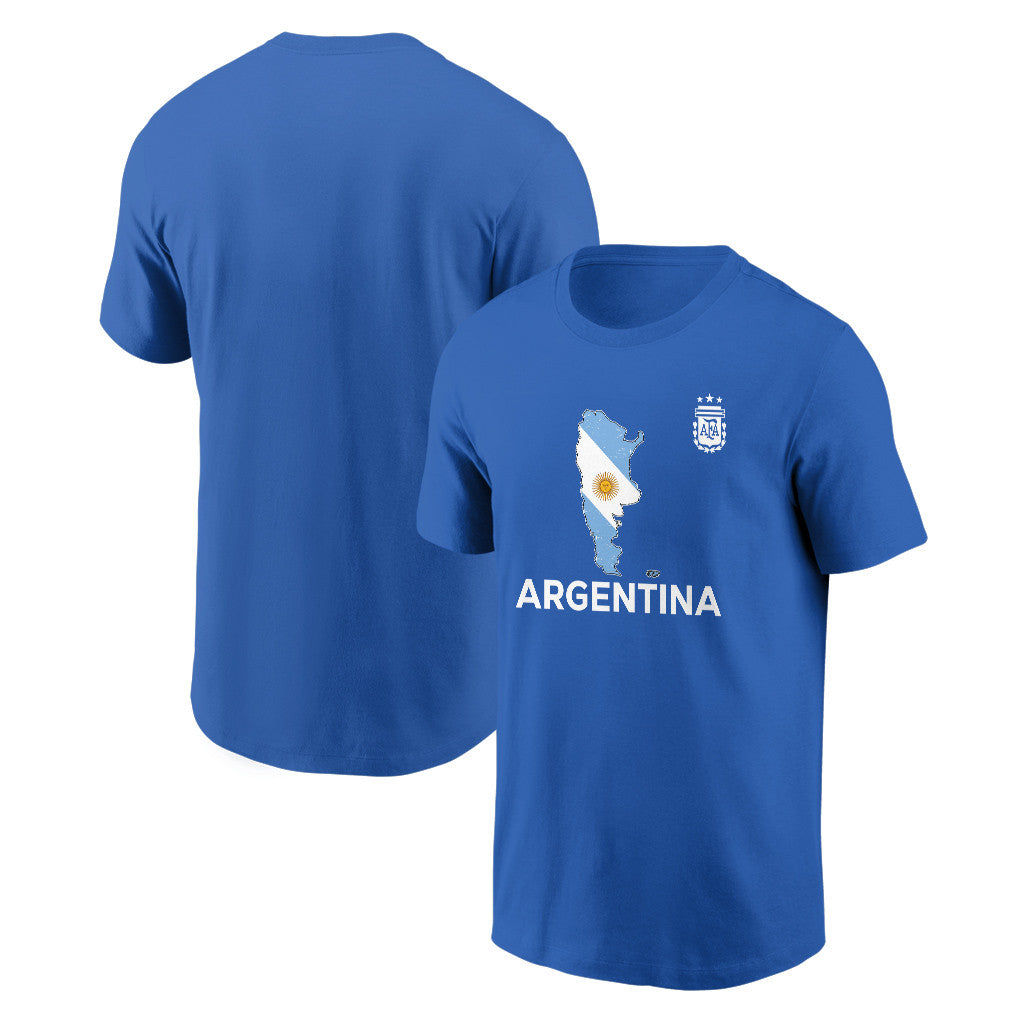 Argentina Soccer Pride World Cup 2026 T-shirt - Distressed Map Graphic