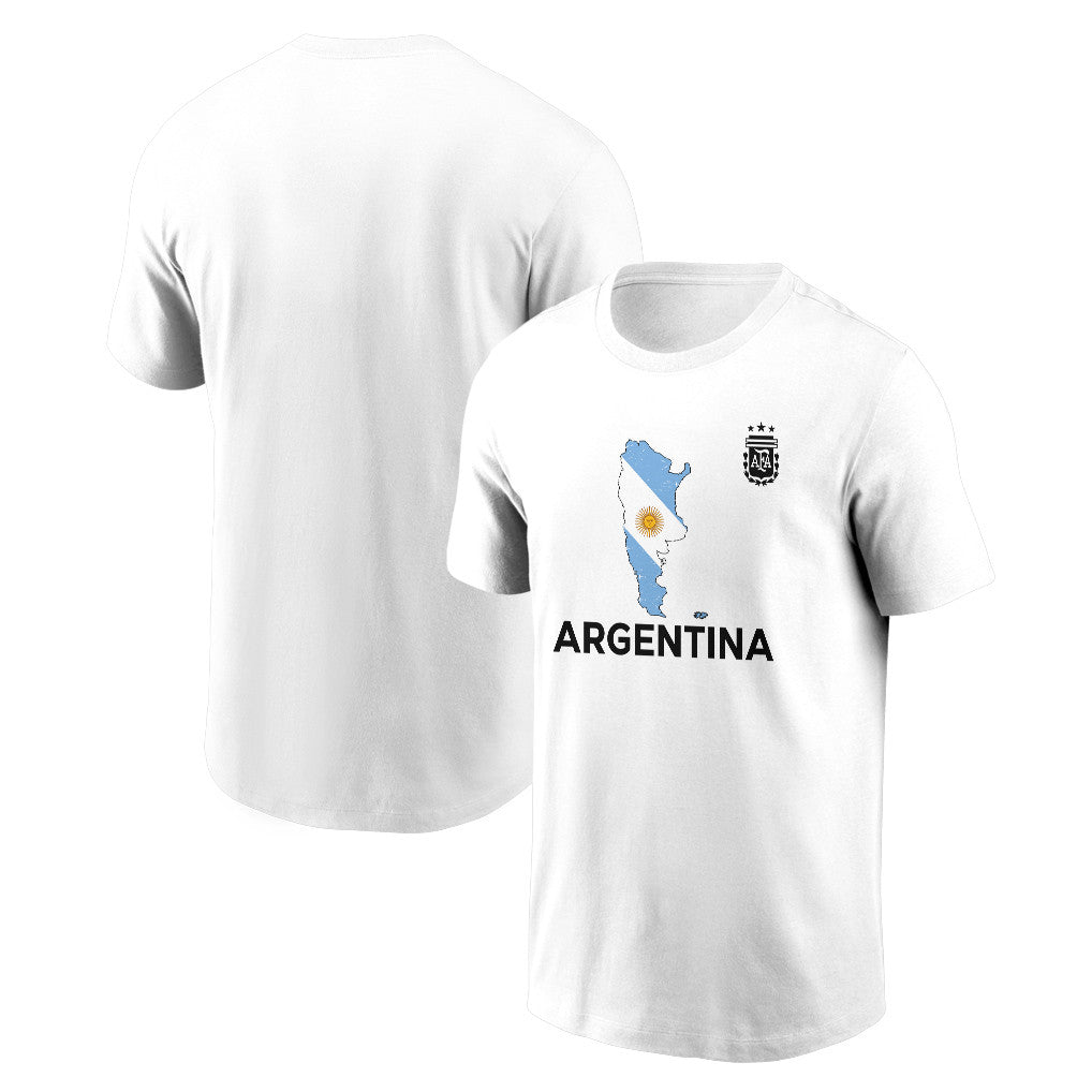 Argentina Soccer Pride World Cup 2026 T-shirt - Distressed Map Graphic