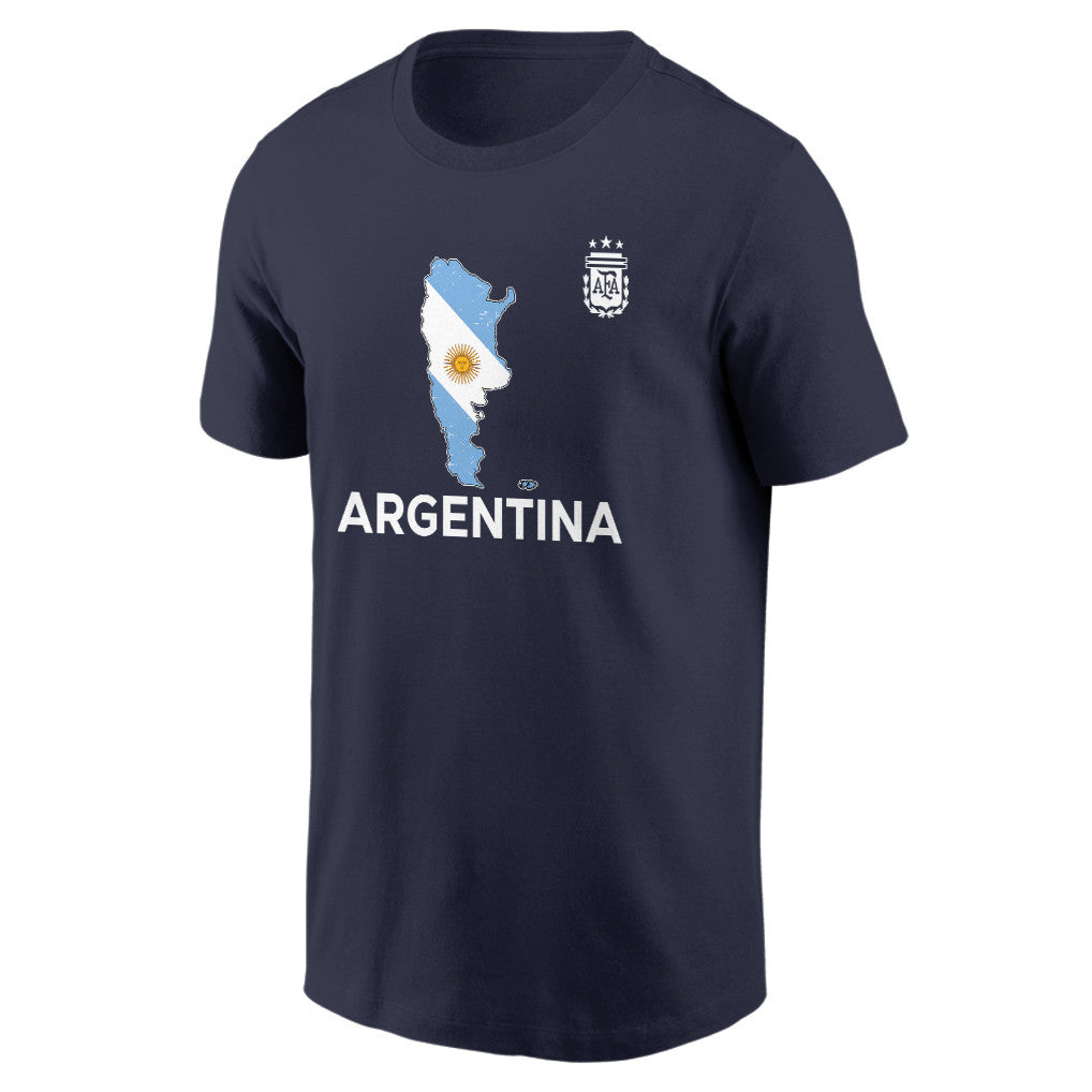 Argentina Soccer Pride World Cup 2026 T-shirt - Distressed Map Graphic