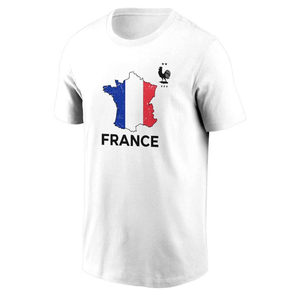 France Soccer Pride World Cup 2026 T-shirt - Distressed Map Graphic