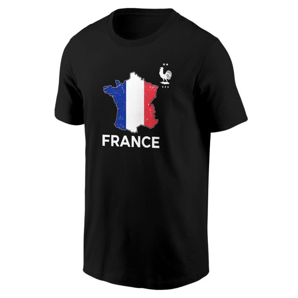 France Soccer Pride World Cup 2026 T-shirt - Distressed Map Graphic