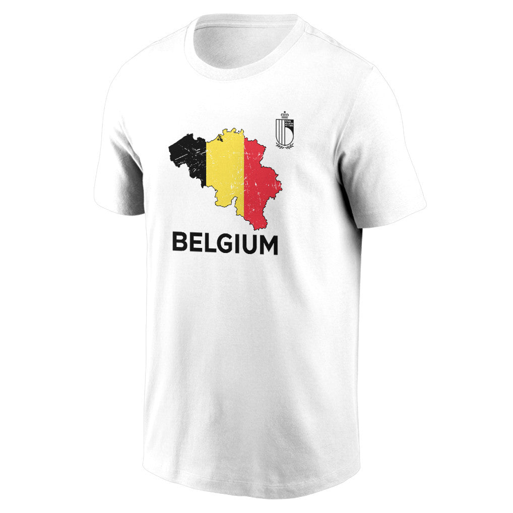 Belgium Soccer Pride World Cup 2026 T-shirt - Distressed Map Graphic