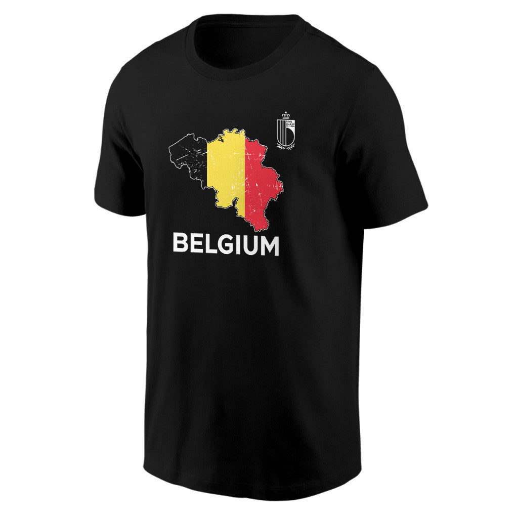 Belgium Soccer Pride World Cup 2026 T-shirt - Distressed Map Graphic