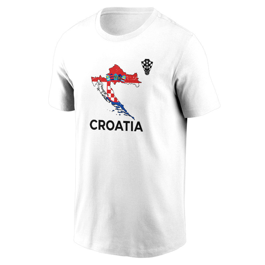 Croatia Soccer Pride World Cup 2026 T-shirt - Distressed Map Graphic