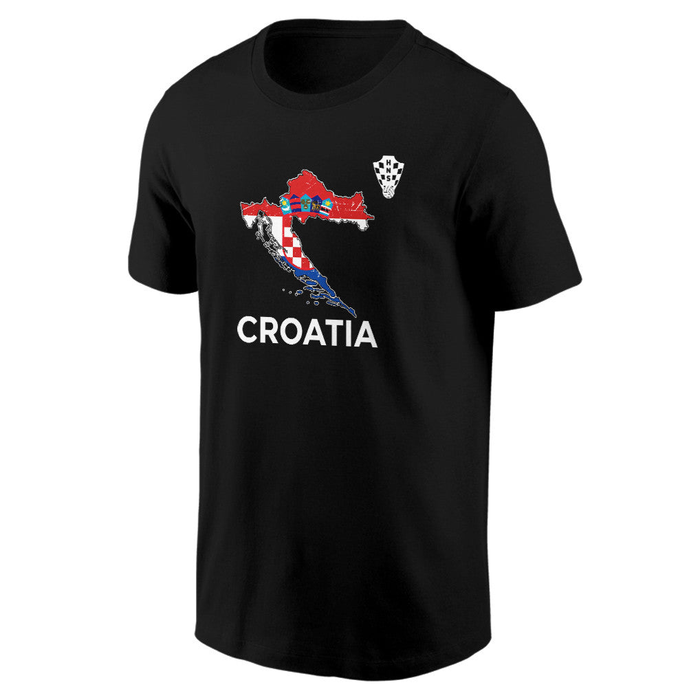 Croatia Soccer Pride World Cup 2026 T-shirt - Distressed Map Graphic