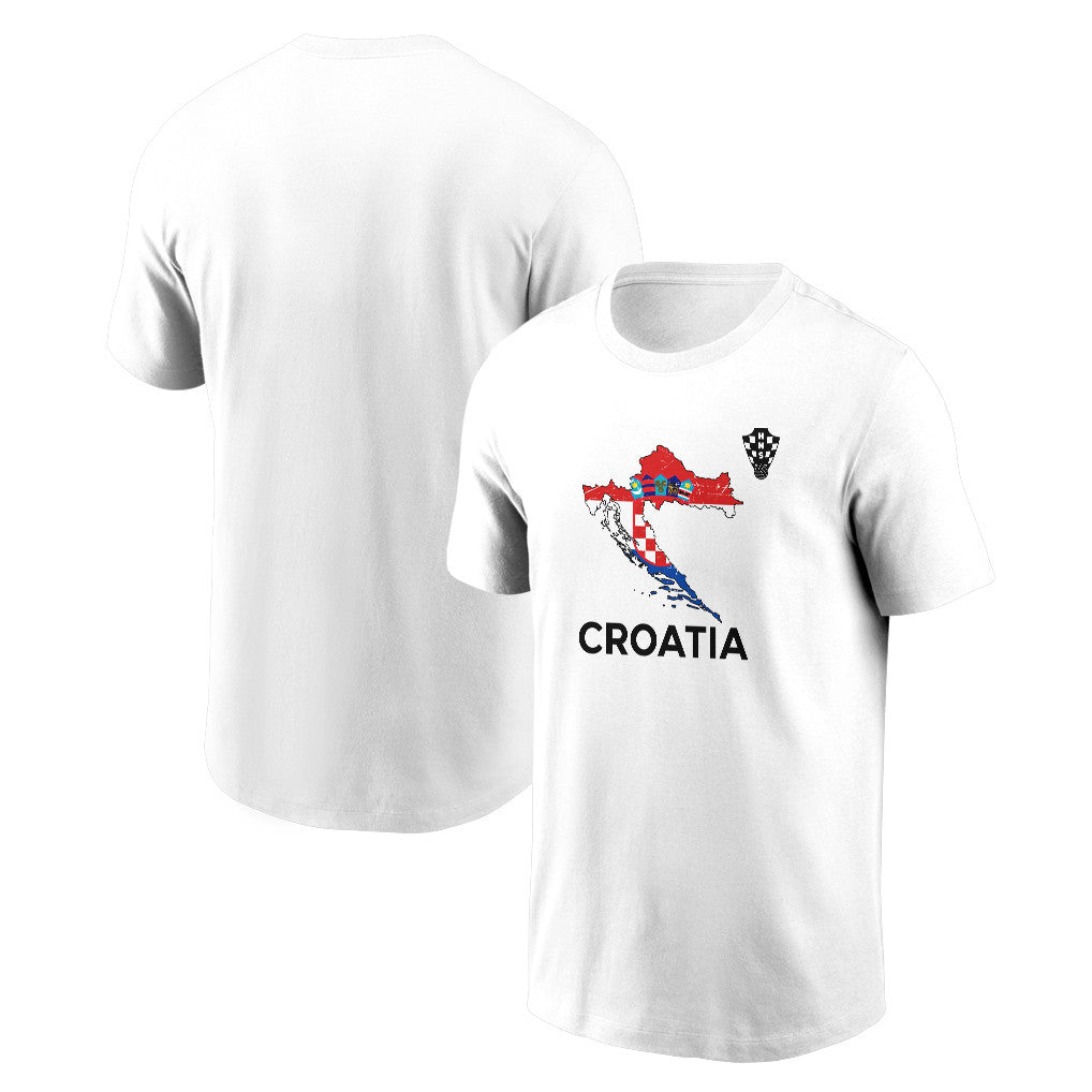 Croatia Soccer Pride World Cup 2026 T-shirt - Distressed Map Graphic