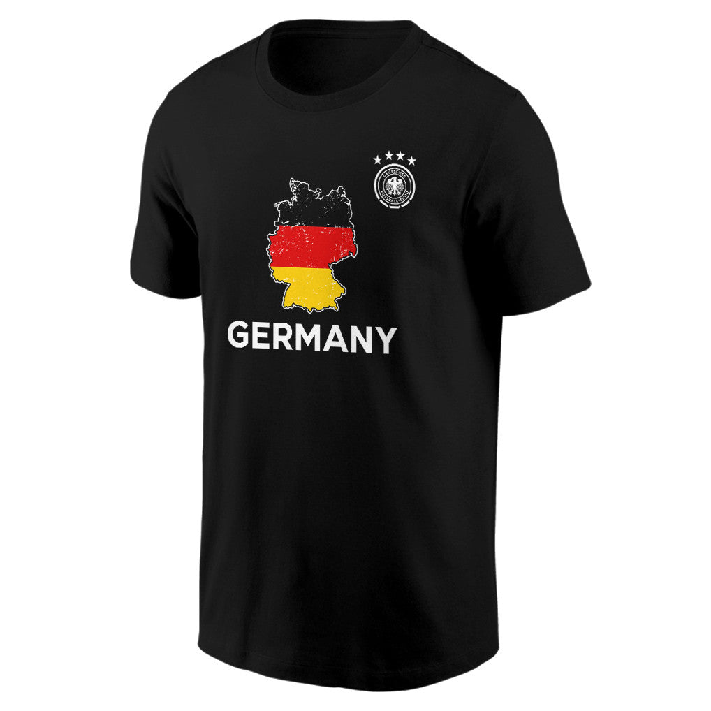 Germany Soccer Pride World Cup 2026 T-shirt - Distressed Map Graphic