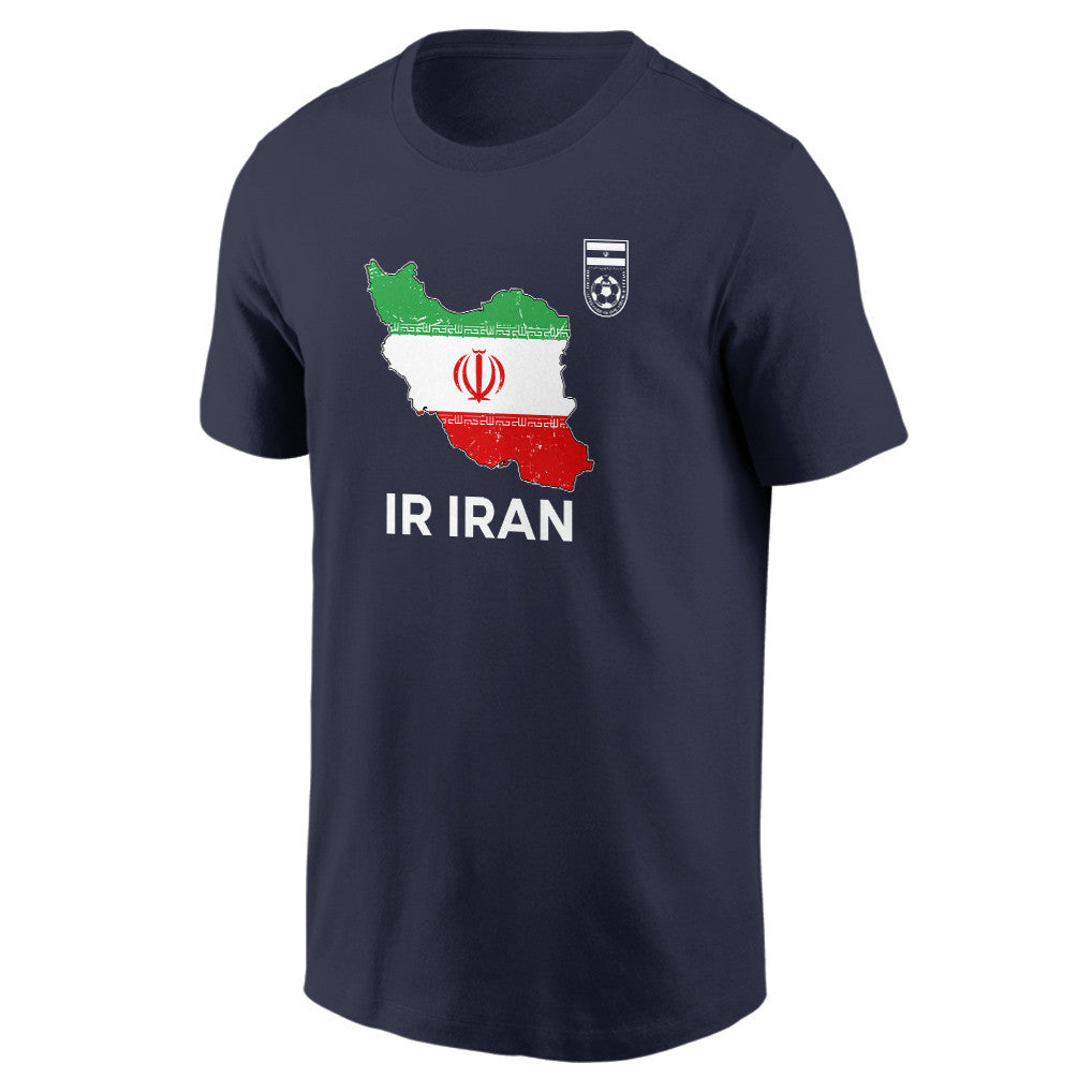 Iran Soccer Pride World Cup 2026 T-shirt - Distressed Map Graphic