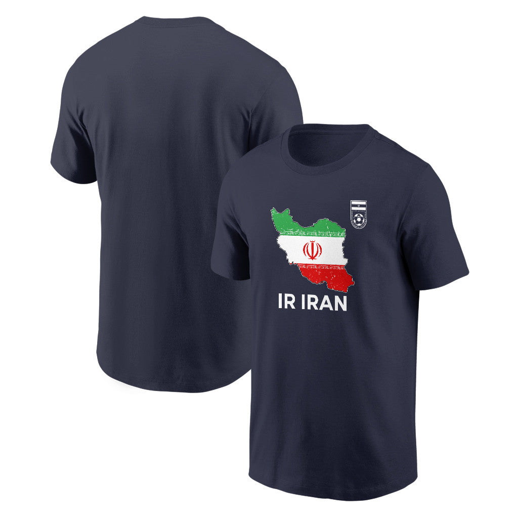 Iran Soccer Pride World Cup 2026 T-shirt - Distressed Map Graphic