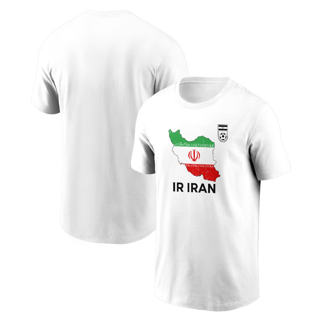 Iran Soccer Pride World Cup 2026 T-shirt - Distressed Map Graphic