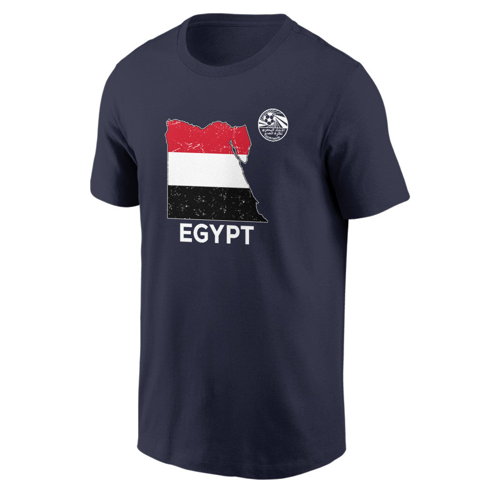 Egypt Soccer Pride World Cup 2026 T-shirt - Distressed Map Graphic